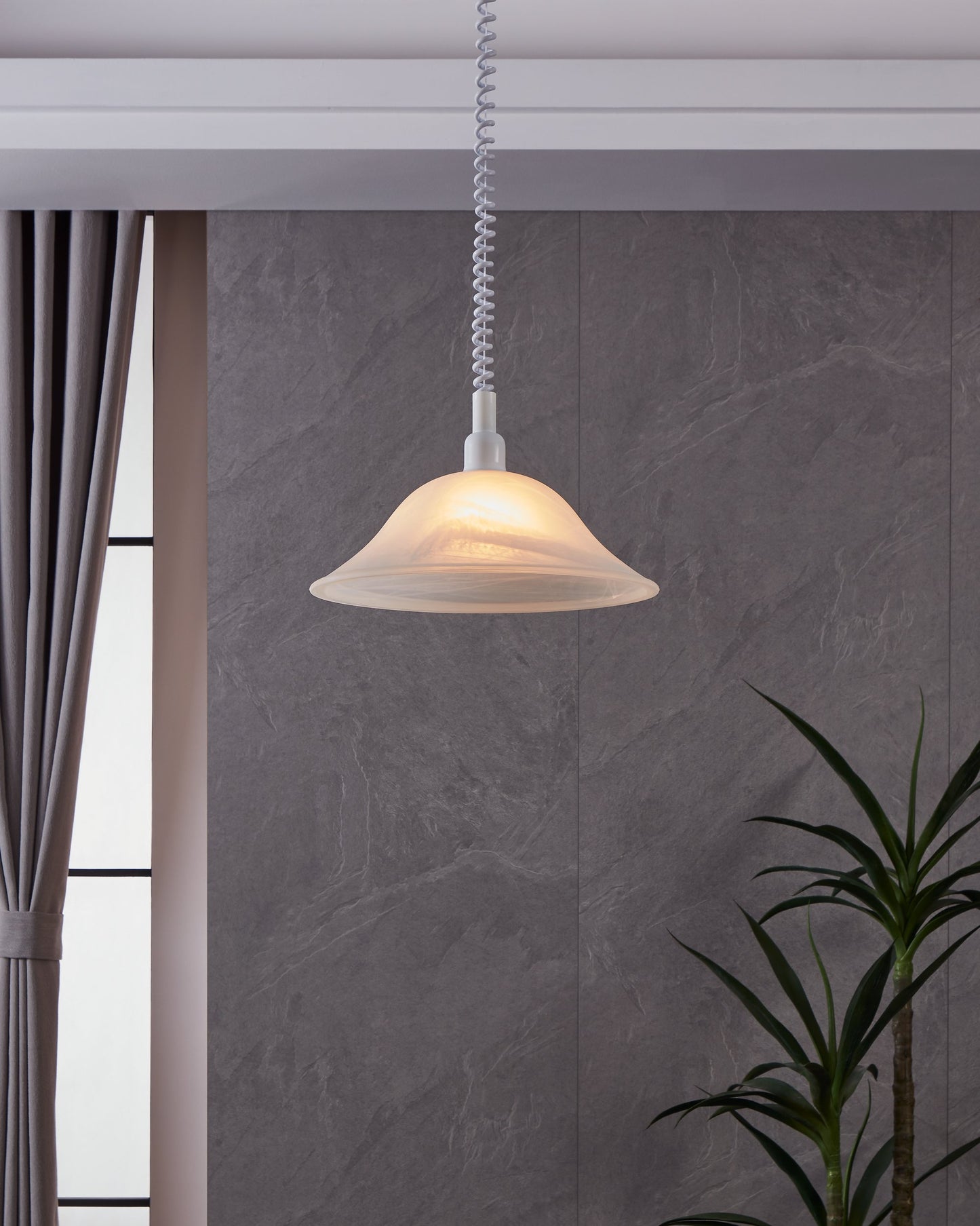 ALESSANDRA LAMP COLGANTE BLANCO H1100 1X60W E27-GLOBE