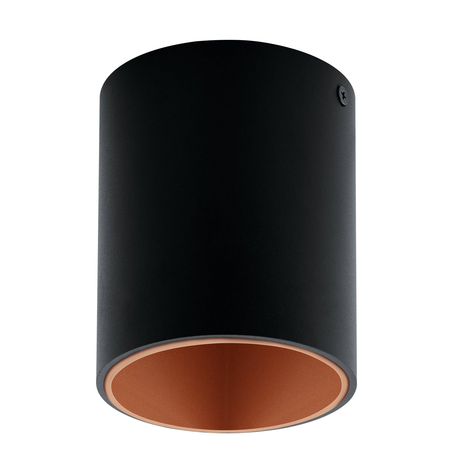 POLASSO LAMP TECHO ALUM NEGRO COBRE H120 DM100 LC LED 1X3,3W