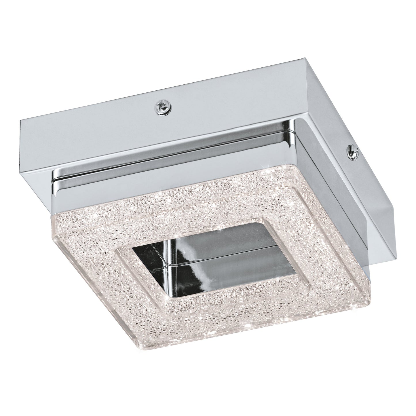 FRADELO LAMP TECHO ACERO CROMO L140 H60 LC LED 1X4W