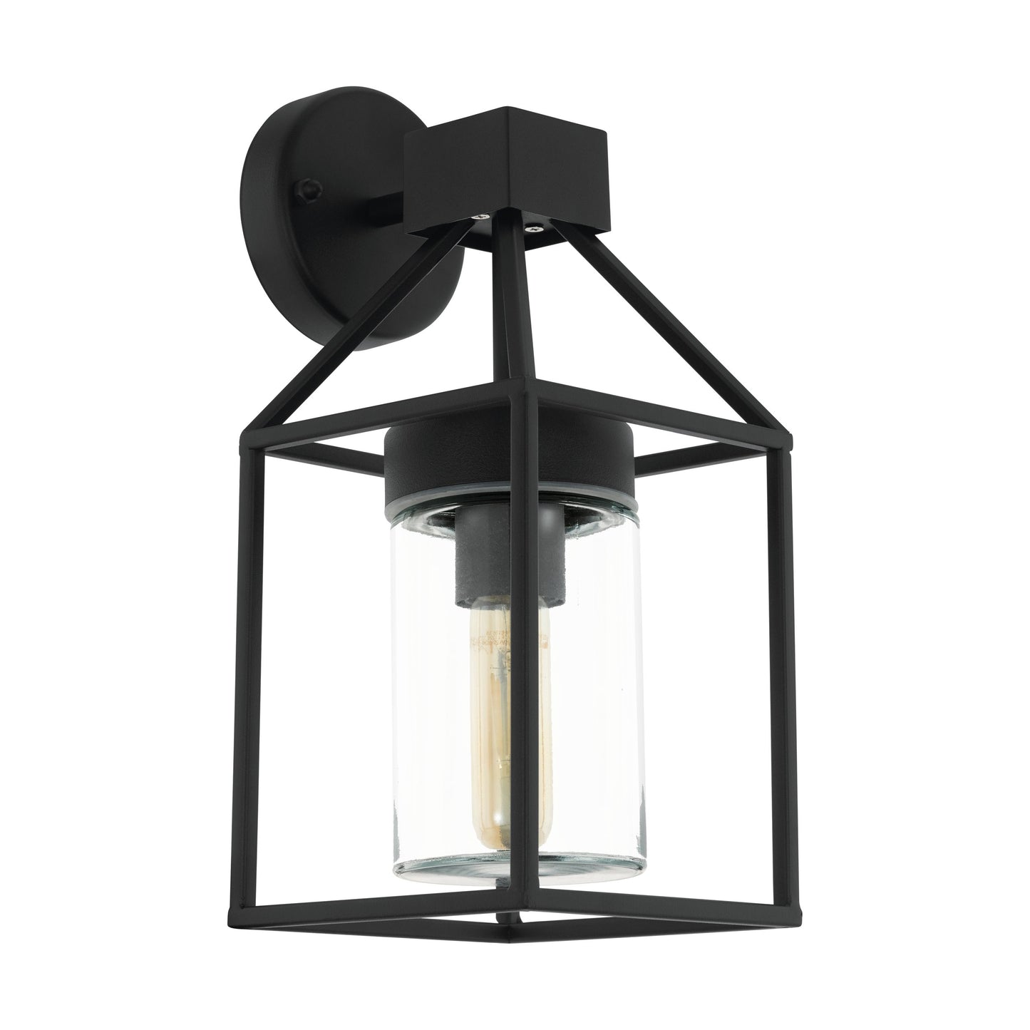TRECATE APLIQUE ACER GALV NEGRO H355 A130 1X60W E27 IP44