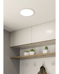 Lámpara Foco Embutido Led Fueva 5 Acero, Negro