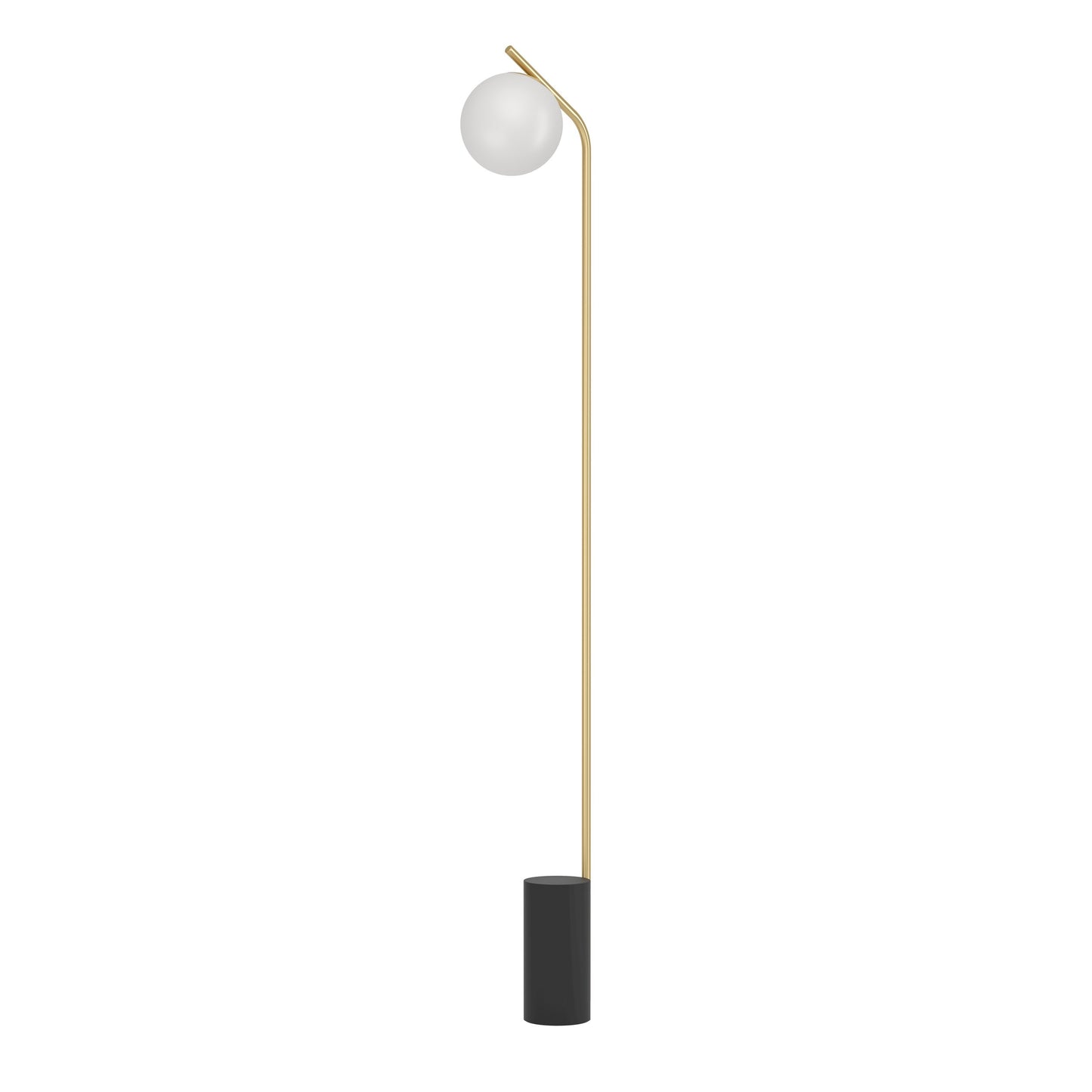 BETULIA PIE ACERO NEGRO LATÓN L180 H1720 E27 1X40W IP20