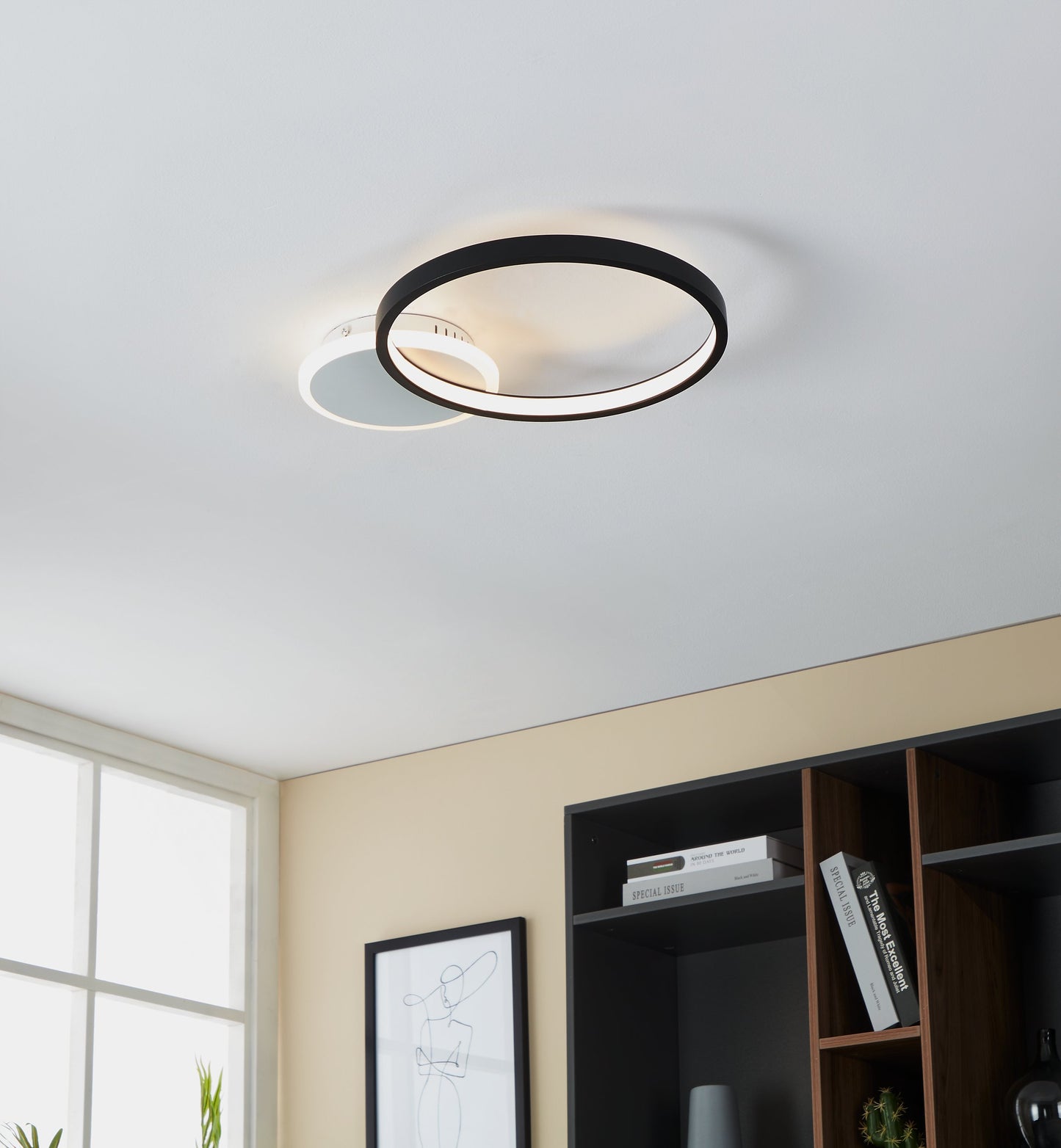 GAFARES TECHO ALUM ACERO BLANCO L405 H55 3545K 2100lm