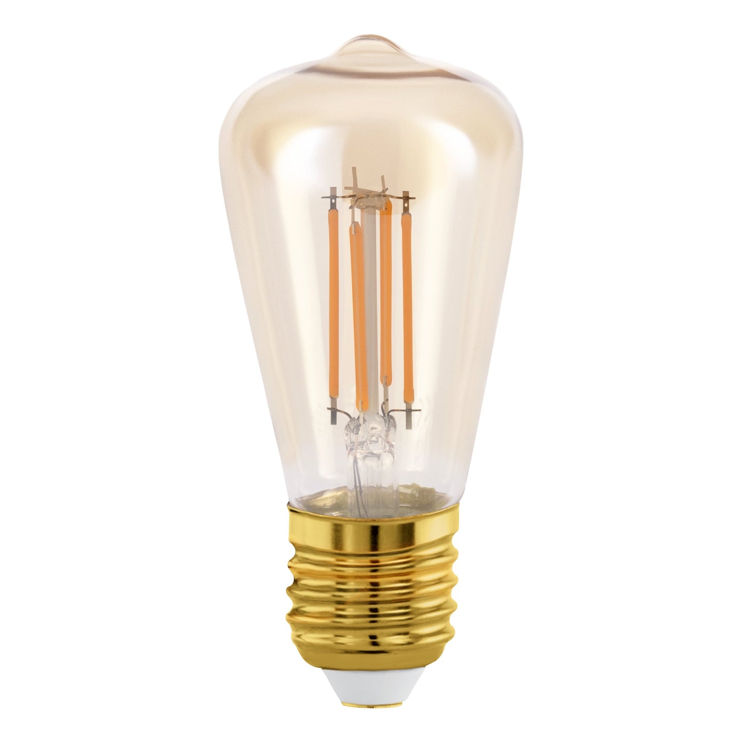 AMP 4W E27 ST48 DECO AMBAR L100 DM48 2200K 220LM