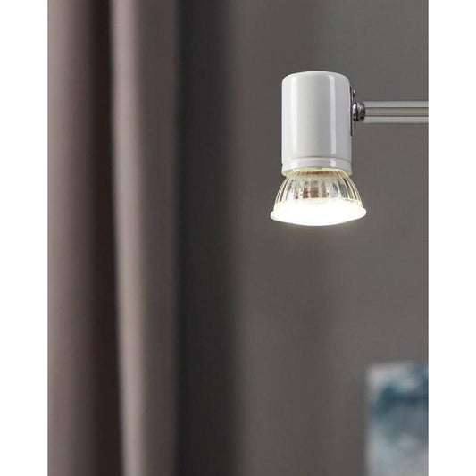 Ampolleta GU10 4,6W Blanca Transparente 400lm