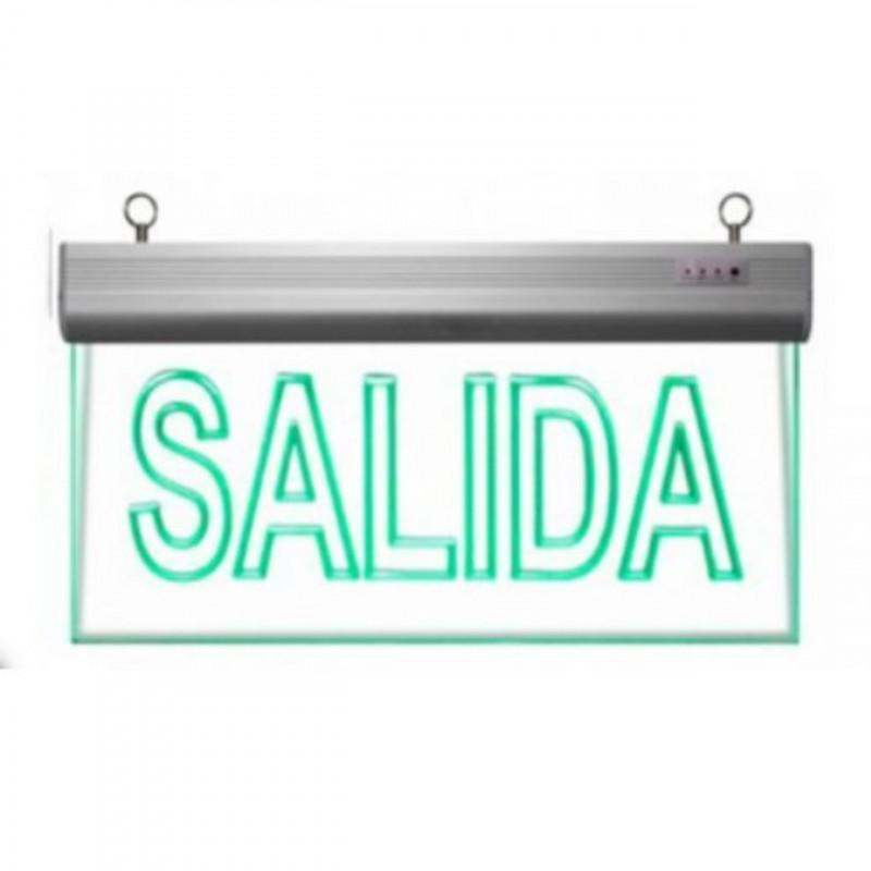 T&E SEÑALETICA DE EMERGENCIA LED SALIDA 3W TIEMPO 180MIN