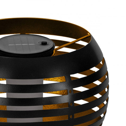 Lámpara Solar Led Z_solar Acero, Plástico, Negro, Oro