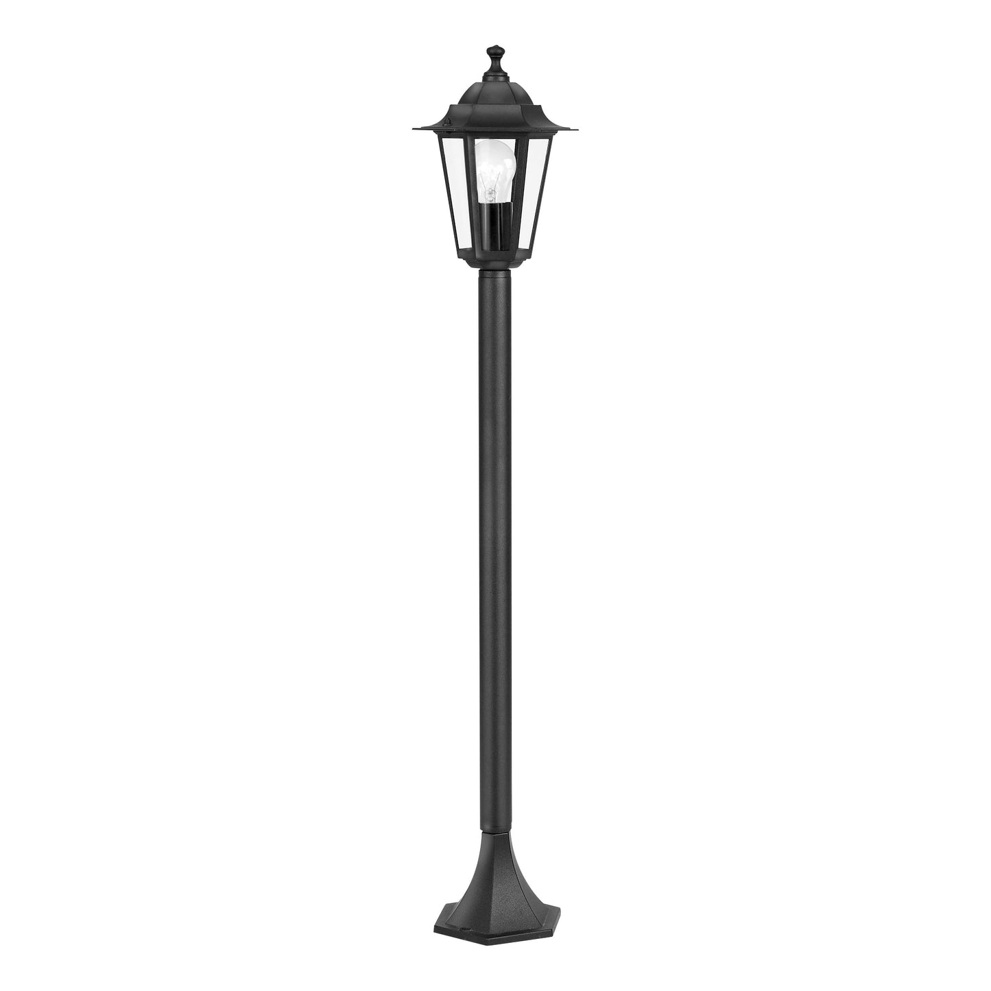 LATERNA 4 FAROL POSTE EXT NEGRO H1000 1X60W E27
