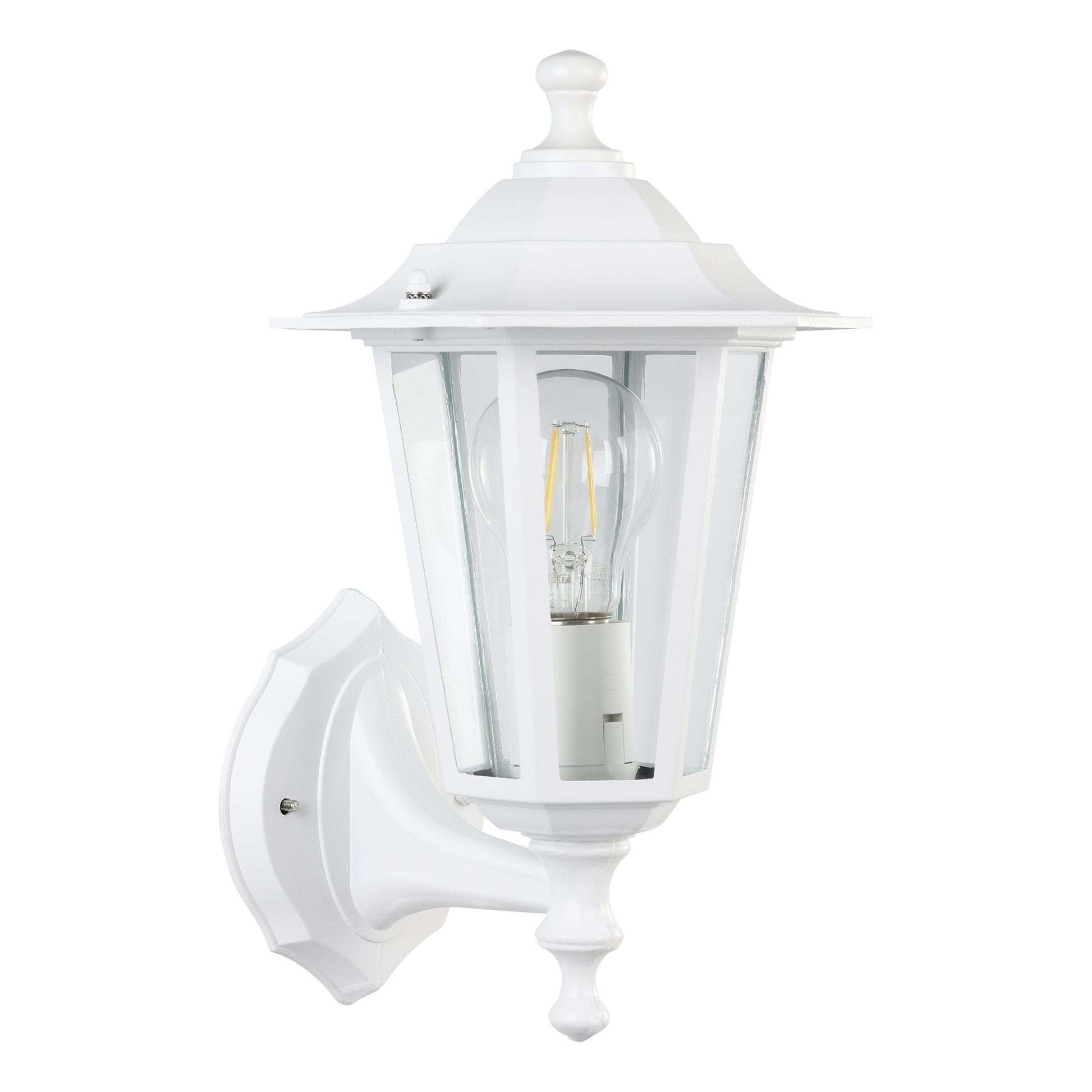 LATERNA 5 APLIQUE EXT. BLANCO ARRIBA 1X60W E27