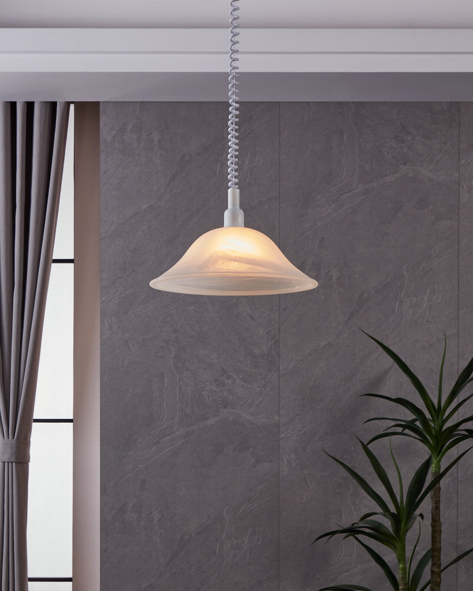 ALESSANDRA LAMP COLGANTE BLANCO H1100 1X60W E27-GLOBE