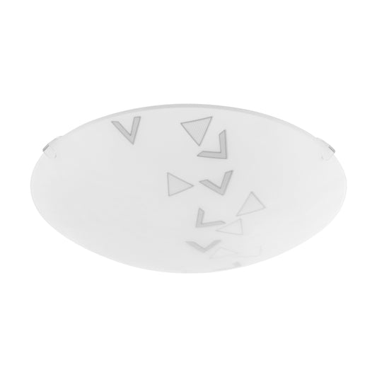 MARS LAMP TECHO DECO TRIANGULOS DM245 1X60W E27