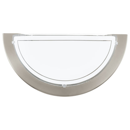 PLANET 1 APLIQUE MEDIALUNA SATIN NIQUEL L290 H145 1X60W E27