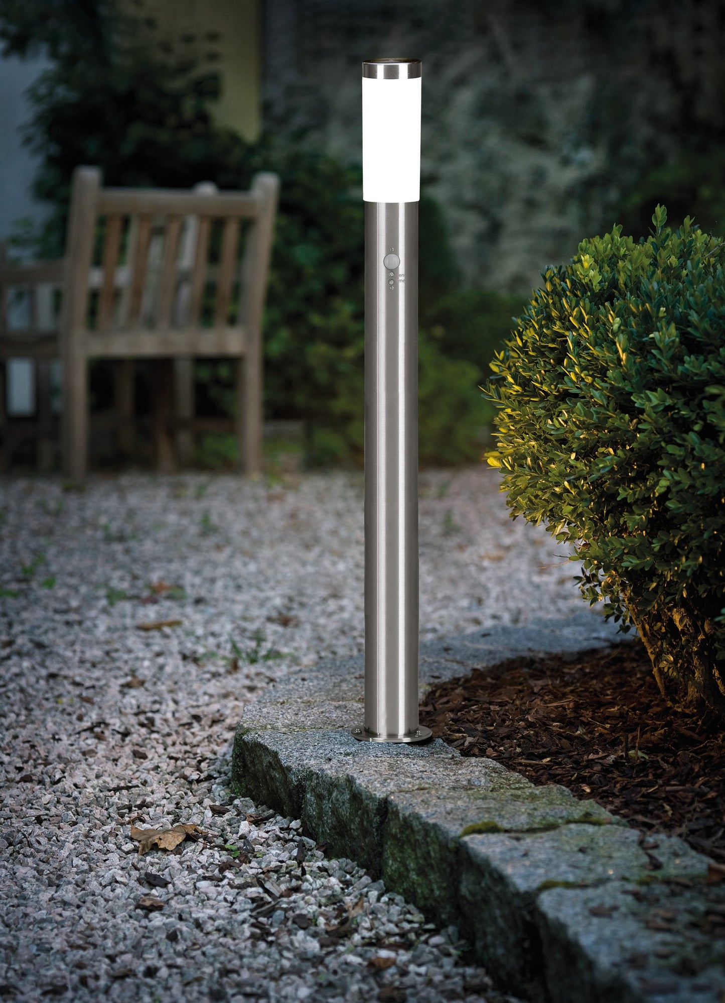 HELSINKI FAROL POSTE EXT ACERO INOX H1100 1X15W E27