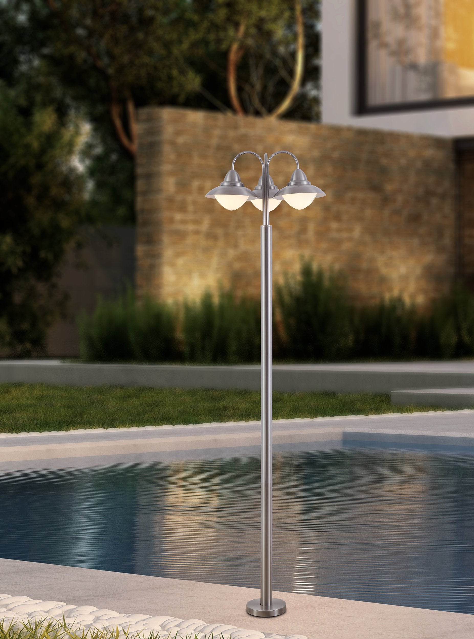 SIDNEY FAROL POSTE EXT ACERO EXT H2200 3X60W E27