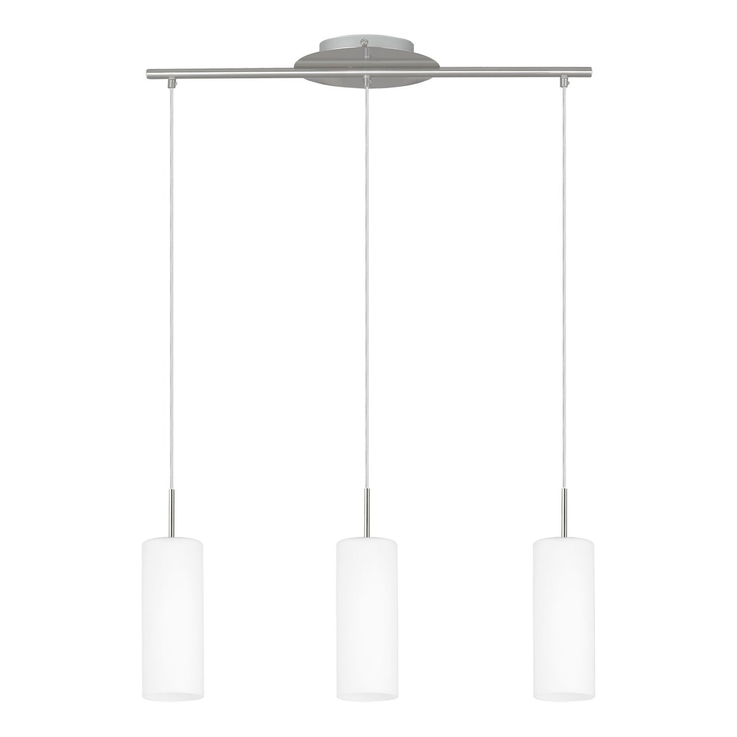 TROY 3 LAMP COLGANTE BLANCA L720 3X60W E27