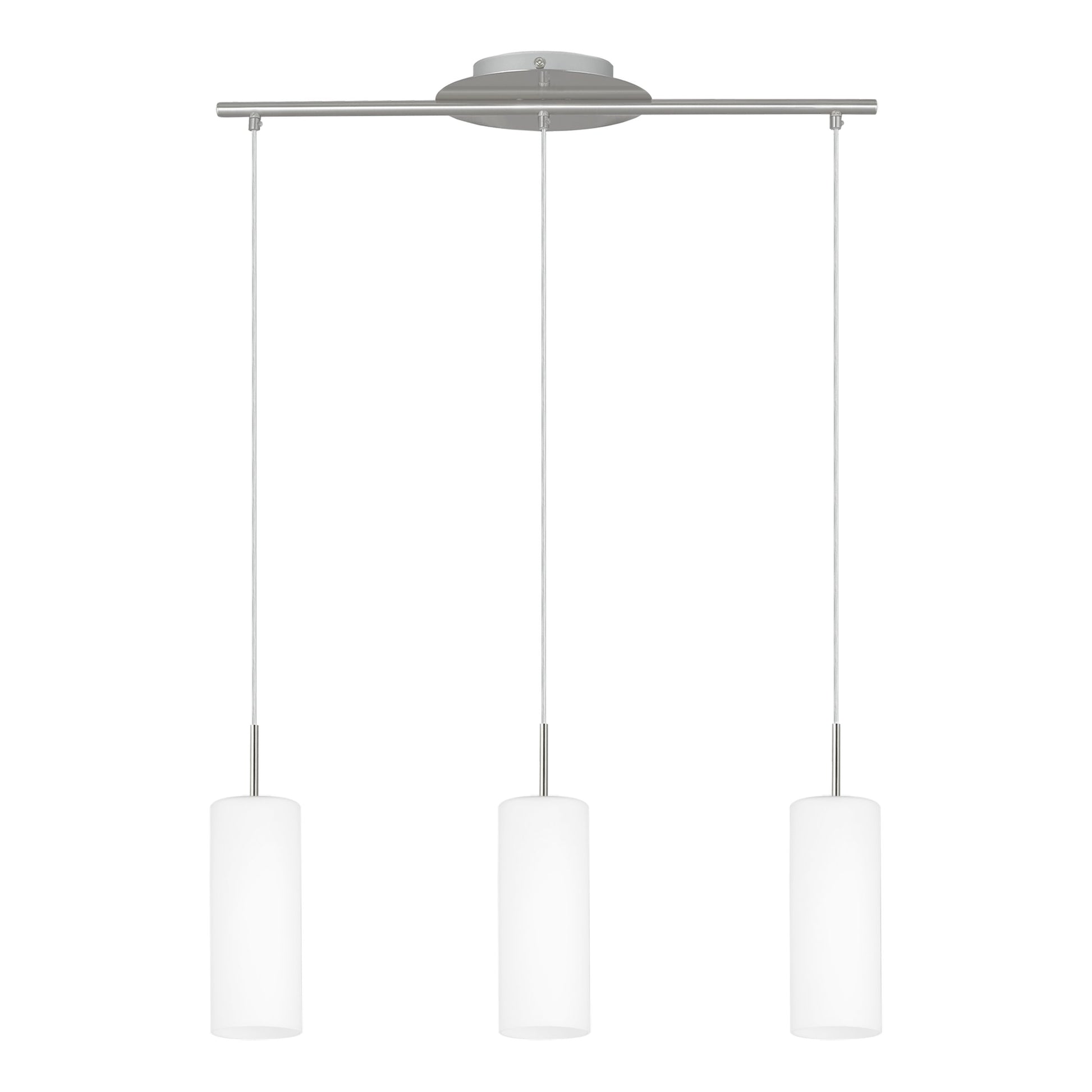 TROY 3 LAMP COLGANTE BLANCA L720 3X60W E27