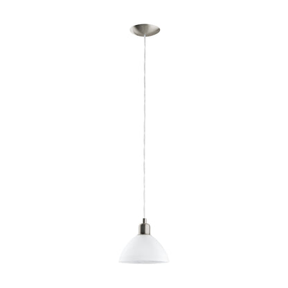 BRENDA LAMP COLGANTE NIQ.MATE H1100 1X60W E27 ACERO