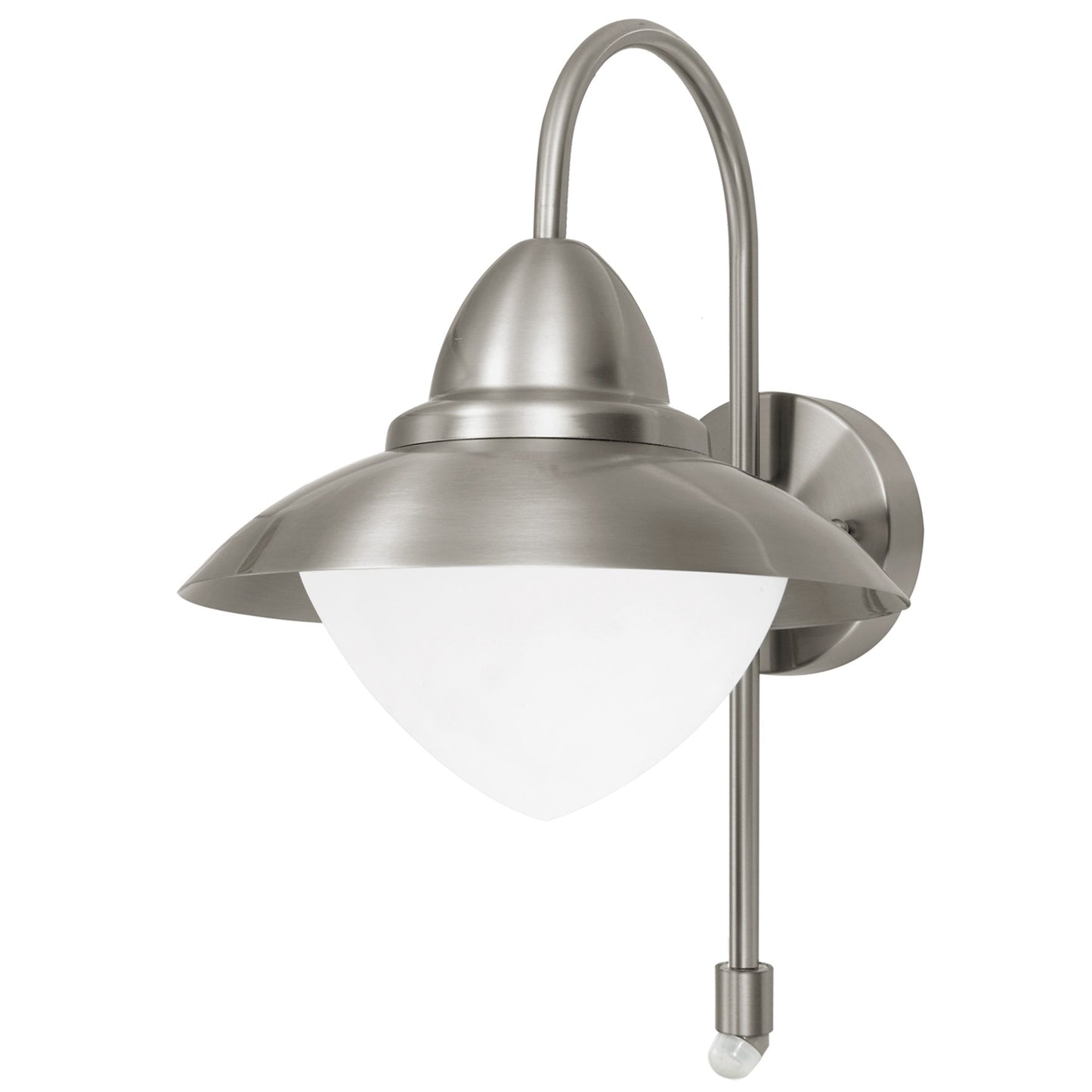 SIDNEY APLIQUE EXT ACERO INOX H375 1X60W E27 C/SENSOR MOVIM
