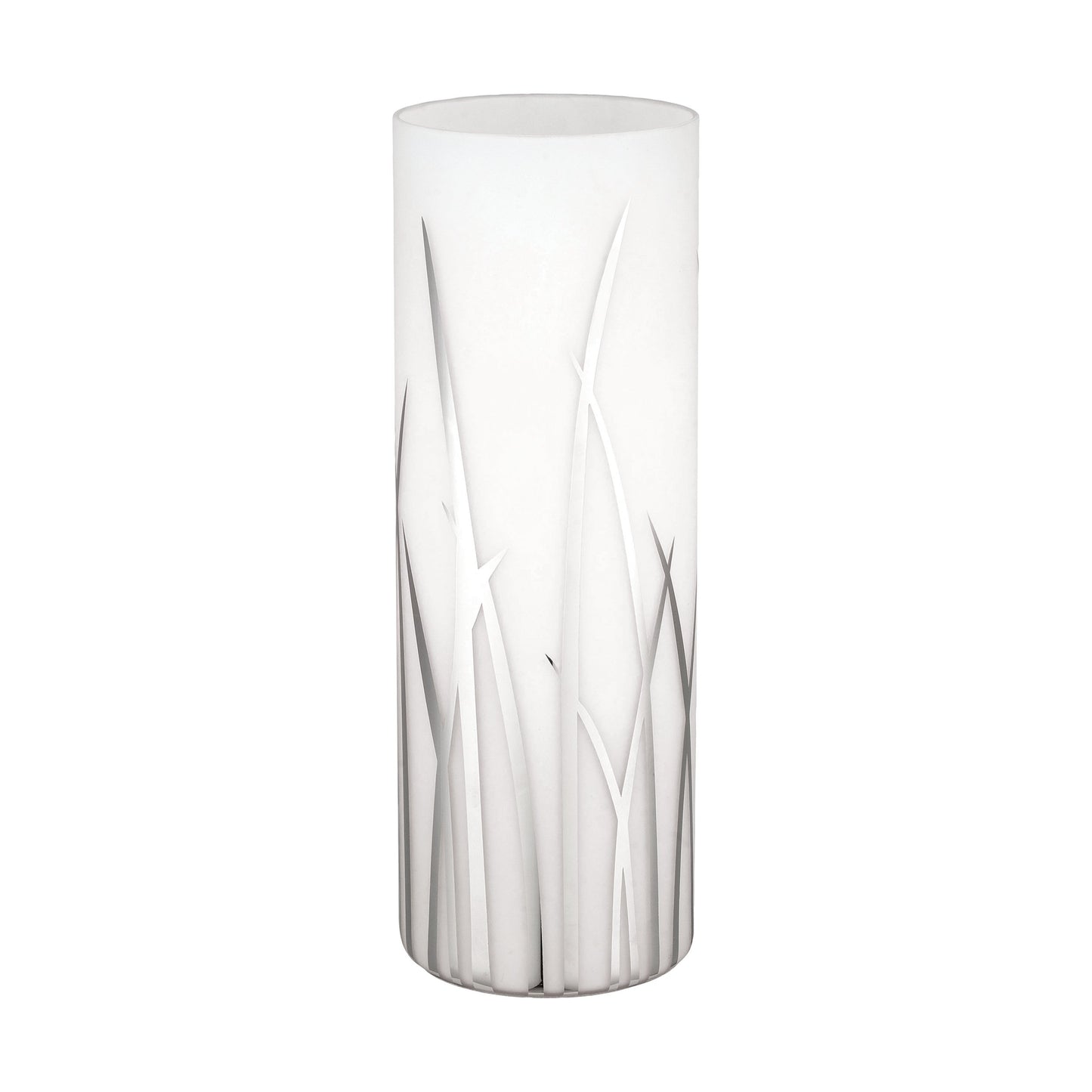 RIVATO LAMP SOBREMESA CILINDRO VIDRIO BLANCO DECO 1X60W E27