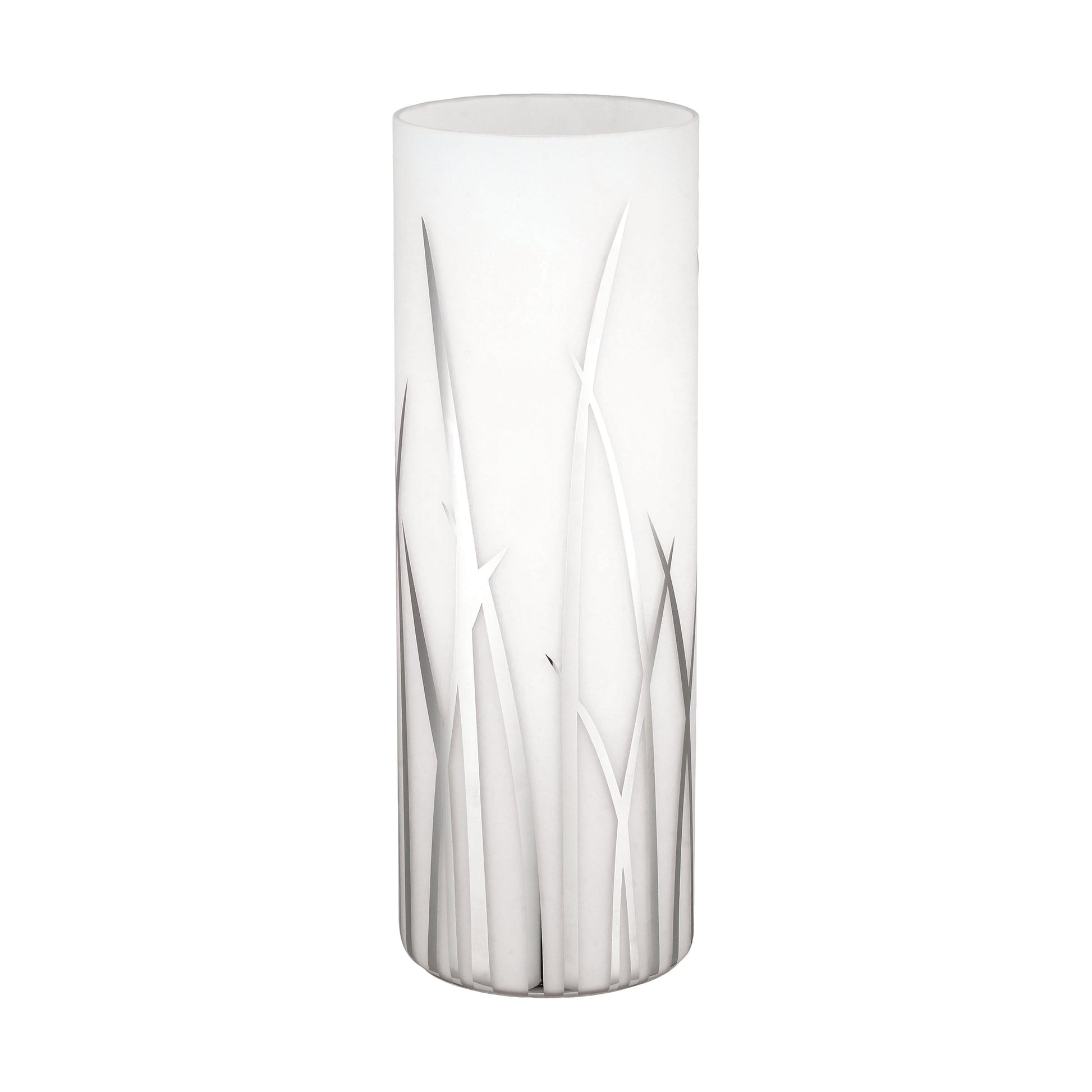 RIVATO LAMP SOBREMESA CILINDRO VIDRIO BLANCO DECO 1X60W E27