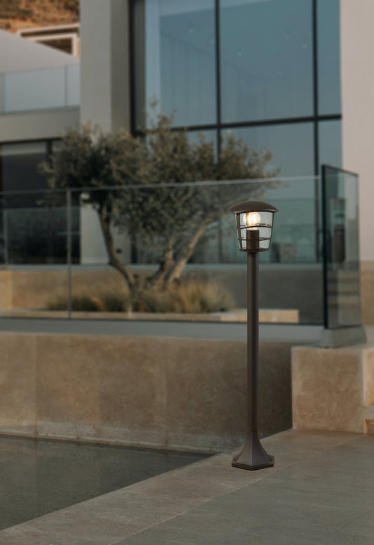 ALORIA FAROL POSTE EXT NEGRO H940 1X60W E27