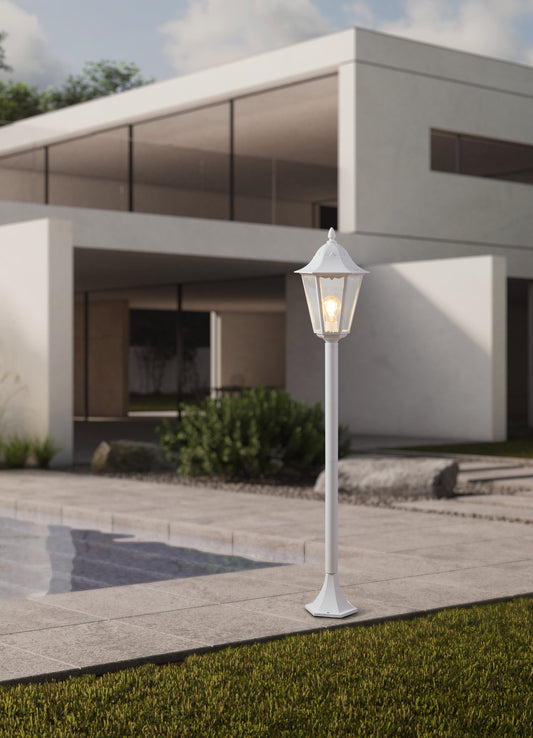 NAVEDO LAMP PIE EXT. BLANCO H1200 1X60W E27
