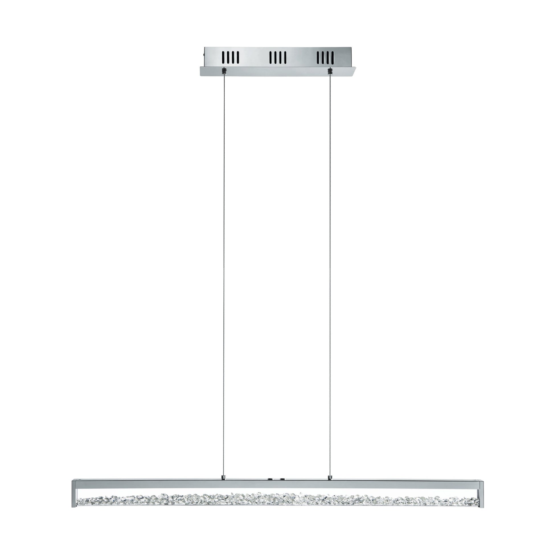 CARDITO 1 LAMP COLG CRSTL TUN-TACT CRM L1000 4X8W LED 2500lm