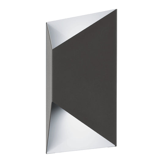PREDAZZO APLIQUE ACERO GALVANIZ. ANTRACITA 2X2.5W LED 360lm