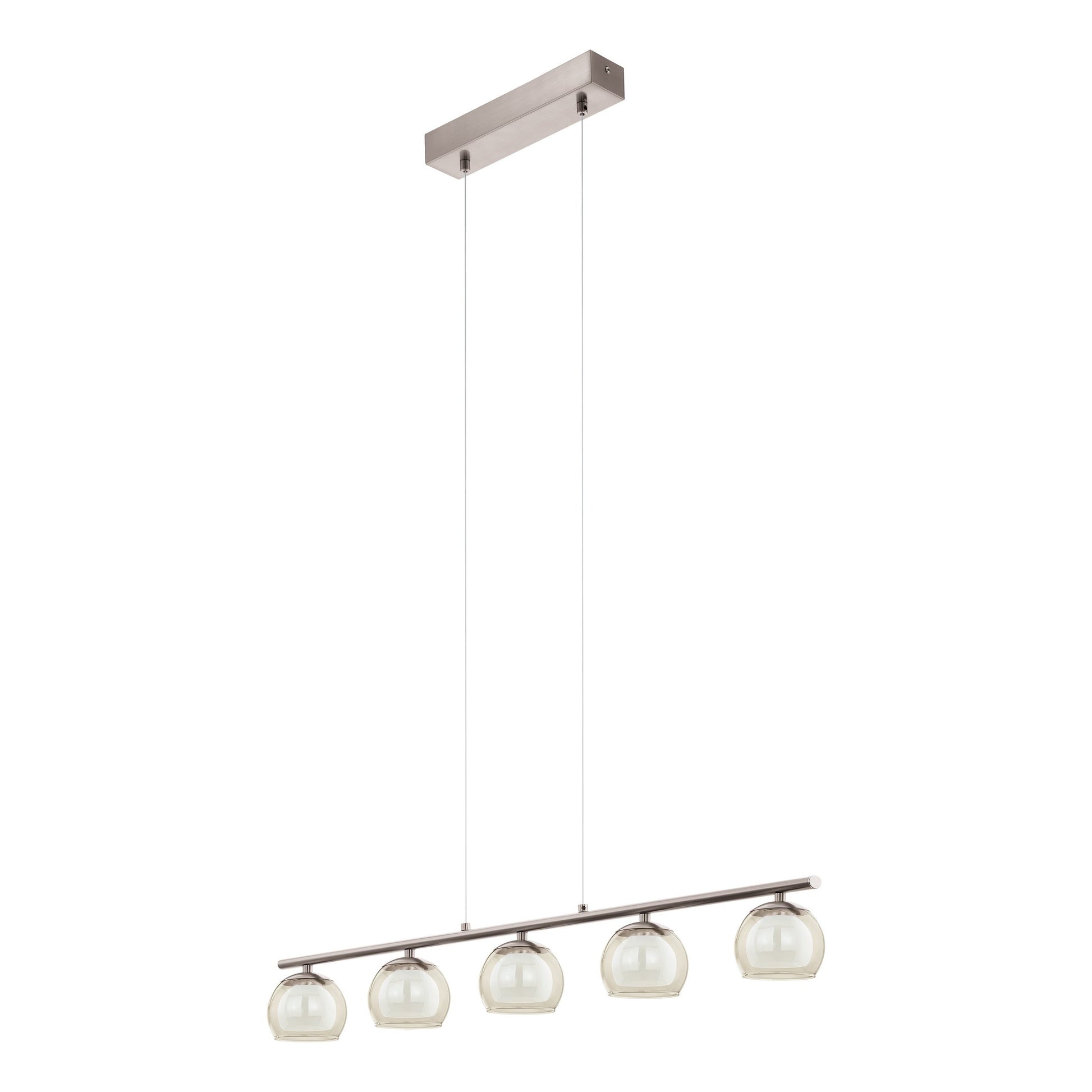 ASCOLESE LAMP COLG ACER NIQUEL SAT L900 H1100 LC LED 5X3,3W