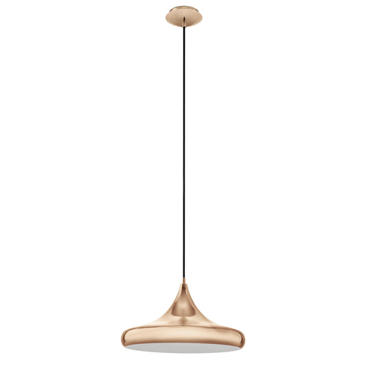 CORETTO 2 LAMP COLG VINTAGE ACERO COBRIZO DM400 1X60W E27