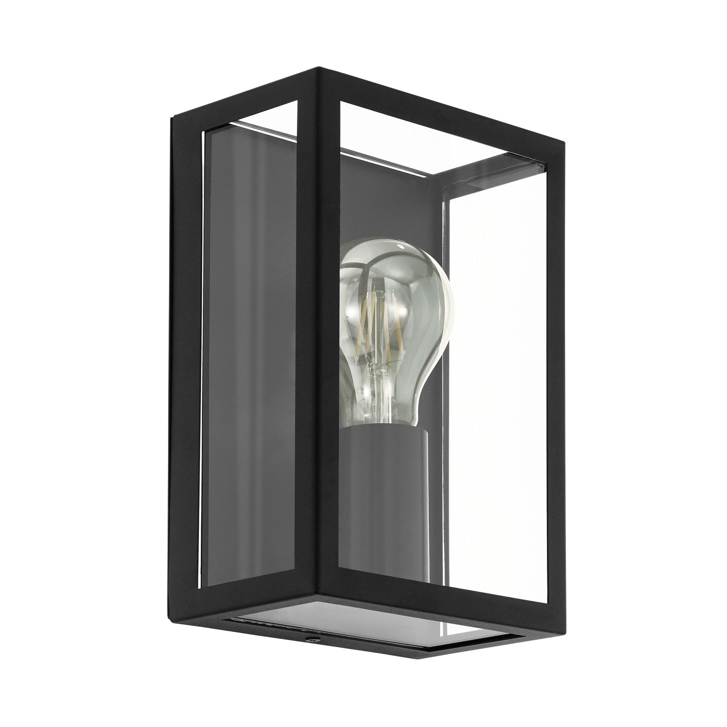 ALAMONTE 1 APLIQUE ACERO GALV. NEGRO VID H260 1X60W E27 IP44