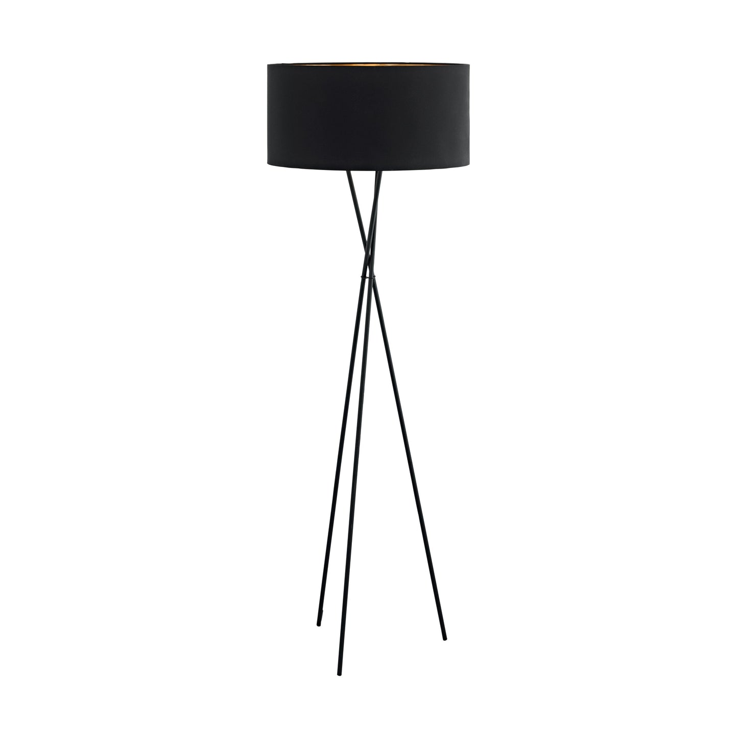 FONDACHELLI LAMP PIE TRIPODE NEGRO H1515 DM510 1X60W E27