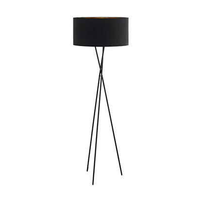 FONDACHELLI LAMP PIE TRIPODE NEGRO H1515 DM510 1X60W E27