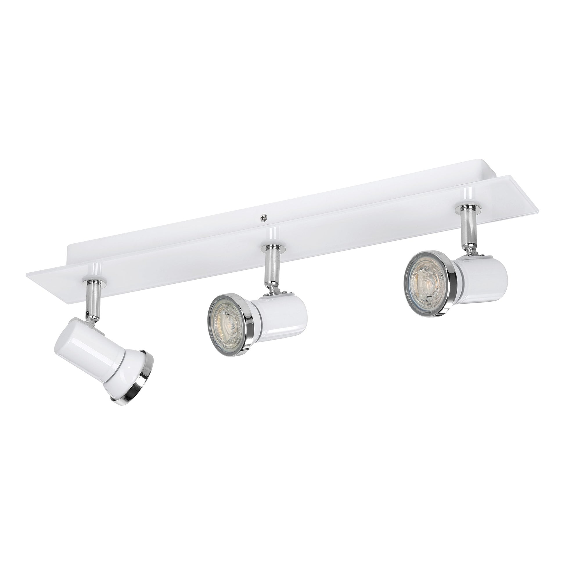 TAMARA 1 FOCO ACER VIDRIO BLANC L460 GU10 3X3,3W 720lm IP44