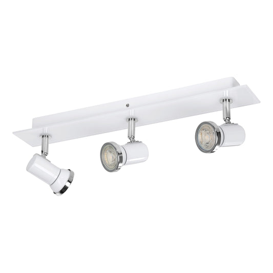 TAMARA 1 FOCO ACER VIDRIO BLANC L460 GU10 3X3,3W 720lm IP44