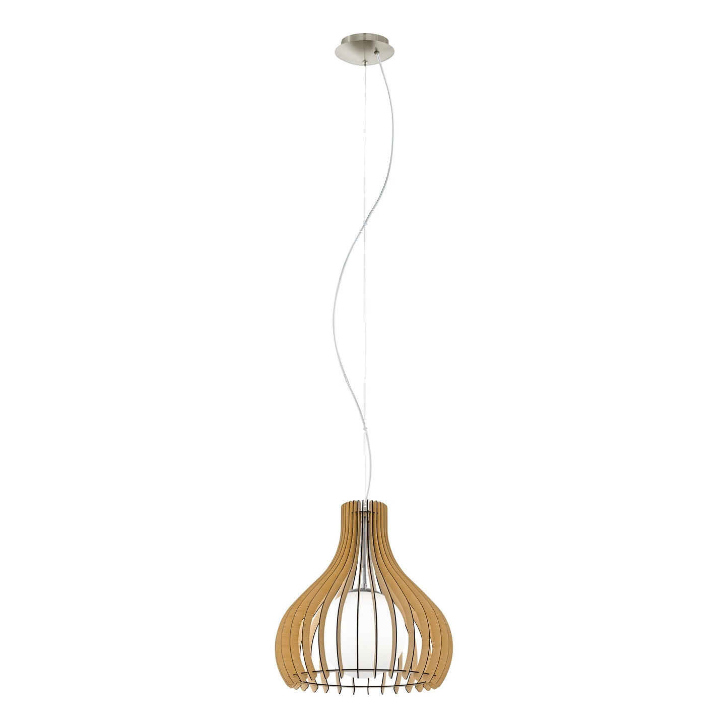 TINDORI LAMP COLG MAD CAFÉ CLARO ESFE VIDRIO DM500 1X60W E27