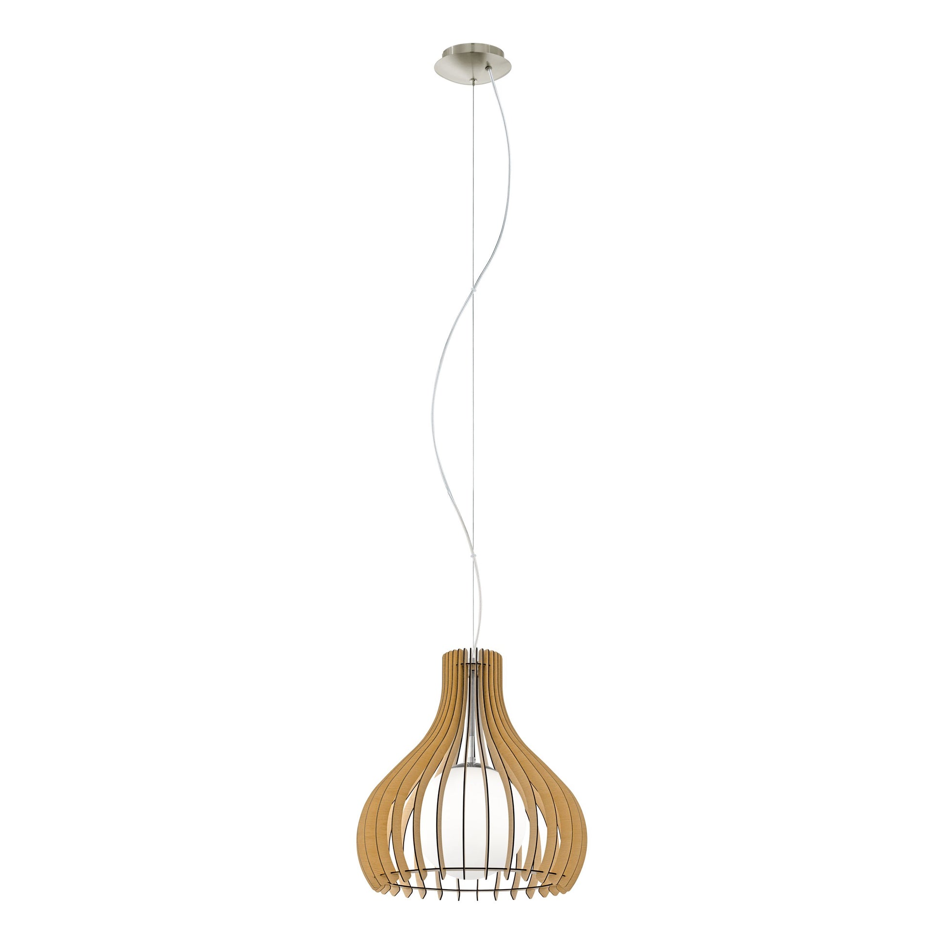 TINDORI LAMP COLG MAD CAFÉ CLARO ESFE VIDRIO DM500 1X60W E27