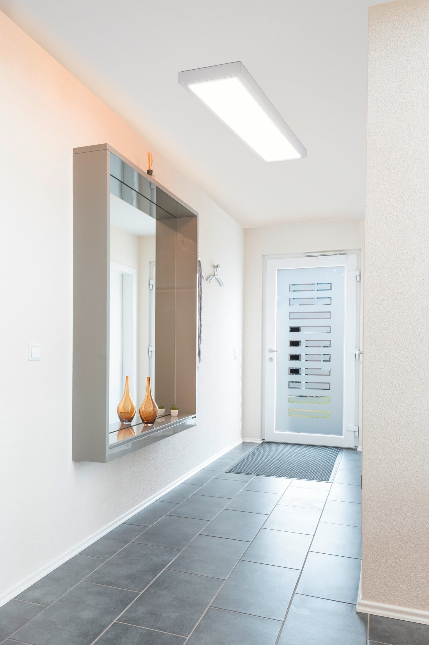 SALOBRENA 1 MARCO BLANCO SOBREPONER PANEL LED 303X1205X50