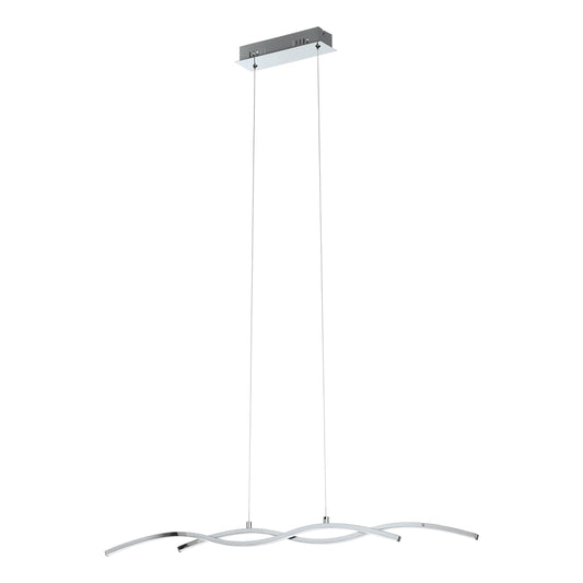 LASANA 2 COLGANTE ALU ACE PLAST BLANCO L870 2X9W LED 2000lm