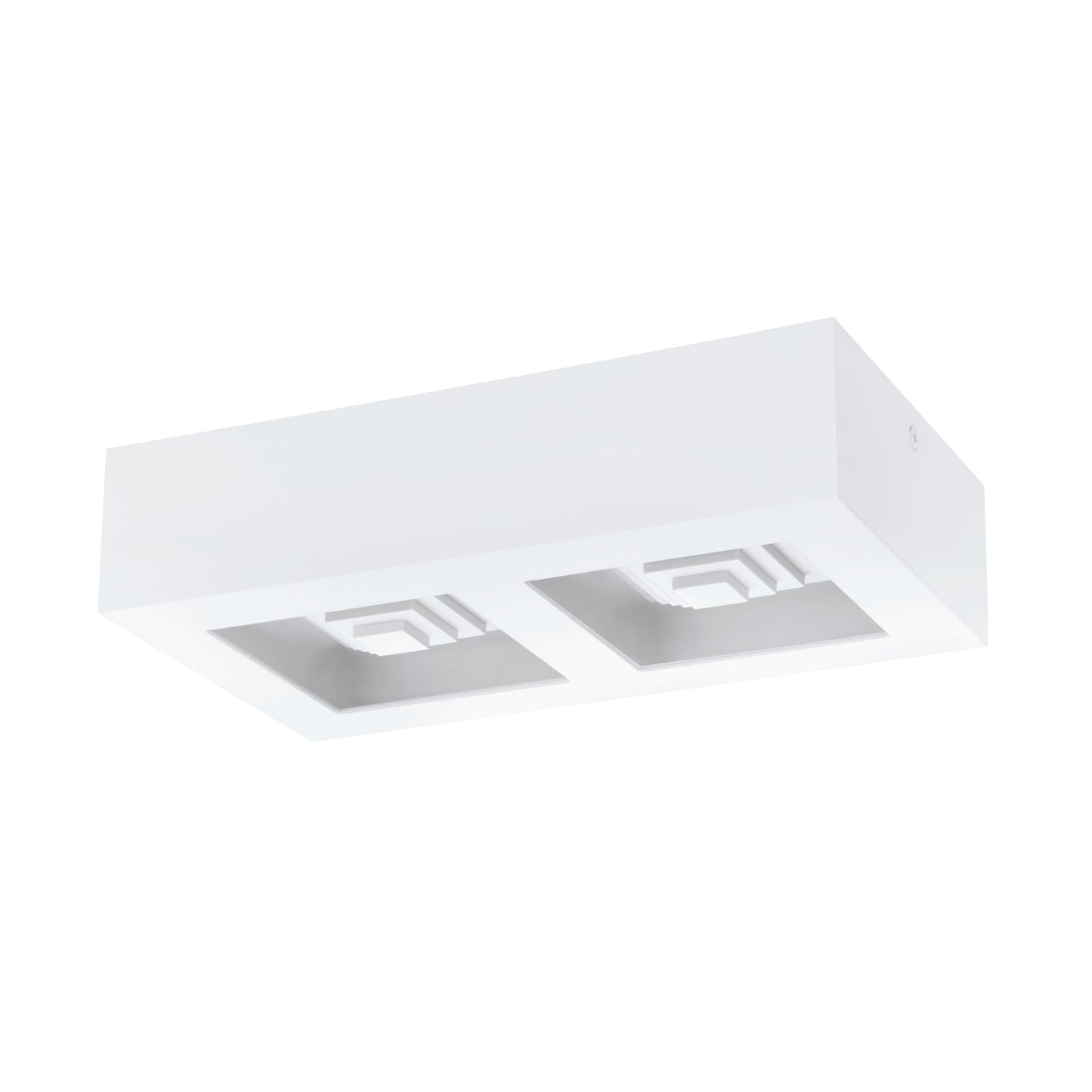 FERREROS APLIQUE ACERO PLAST BLANCO L255 2X6,3W LED1680lm