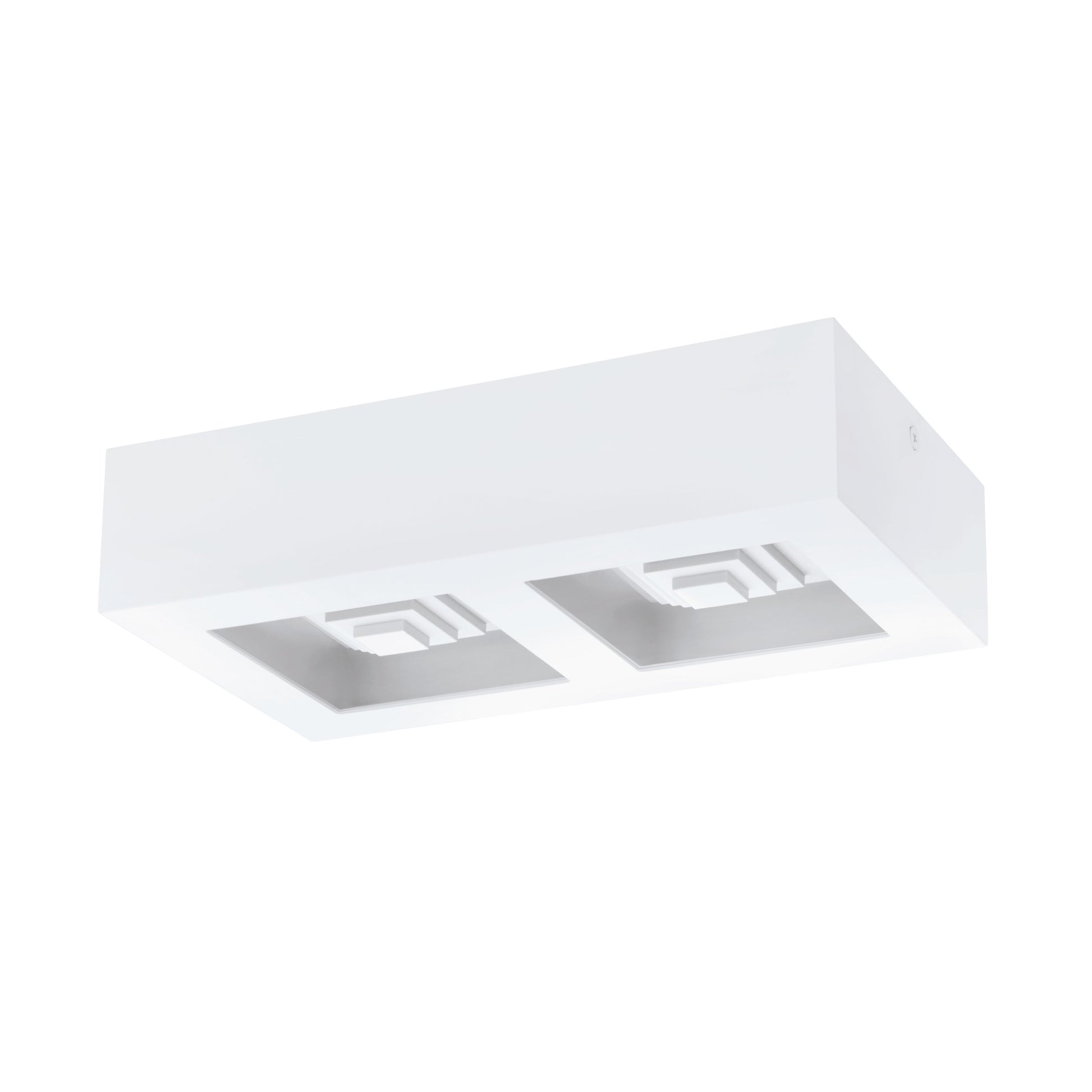 FERREROS APLIQUE ACERO PLAST BLANCO L255 2X6,3W LED1680lm