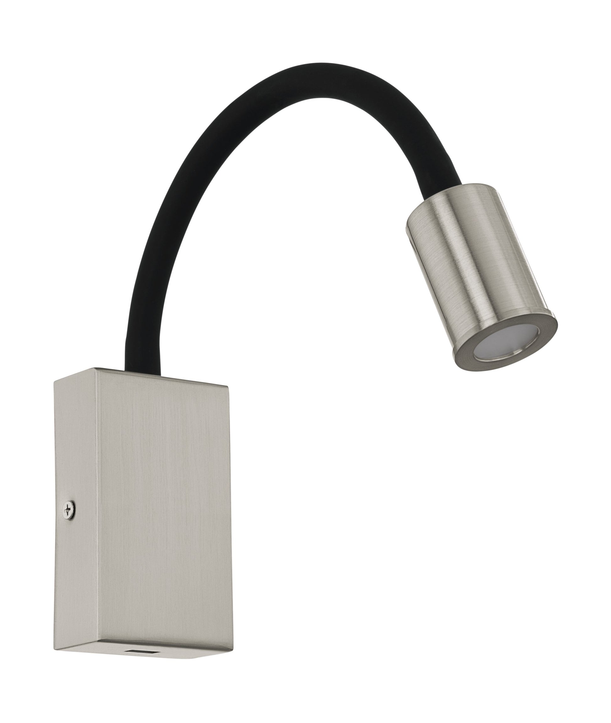 TAZZOLI APLIQ MURO SAT NIQ NEGRO H300 3,5W LED LC 380lm USB