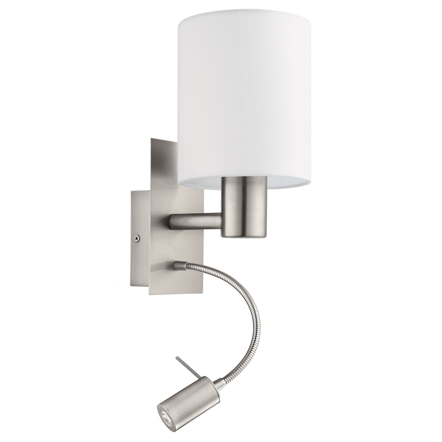 PASTERI APLIQUE TELA BLANCO H380 1X40W E27 1X3,5W LED 380lm