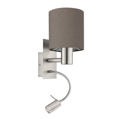 PASTERI APLIQUE ANTRAC CAFÉ H380 1X40W E27 1X1,3W LED 380lm