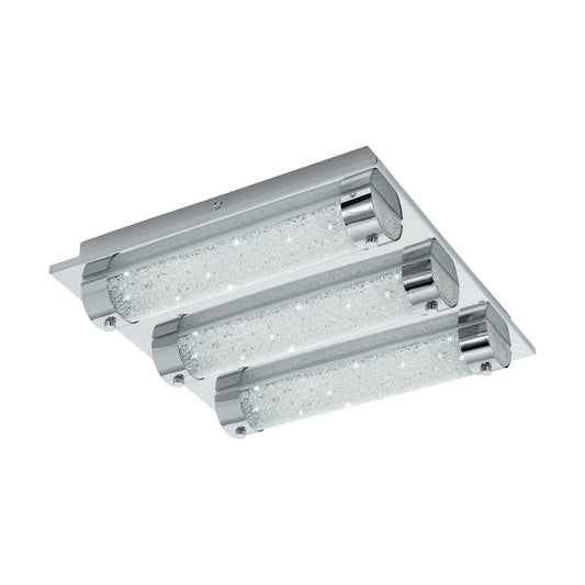 TOLORICO T-M ACERO INOX CROMO L350 H75 4000K 3000lm 22W IP44