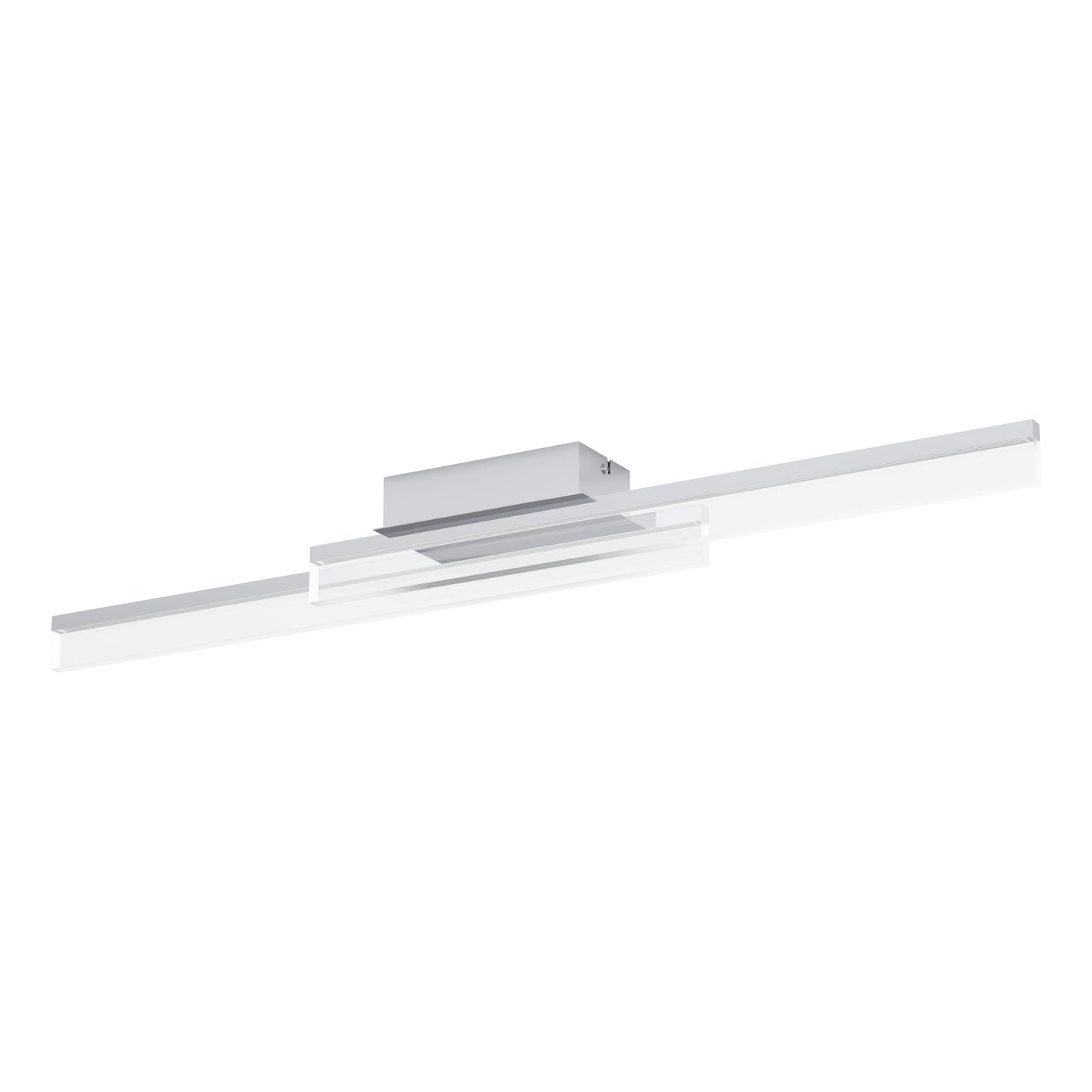 PALMITAL TECHO ALU ACERO CROMO L880 LC LED 2X10W 1600lm IP44