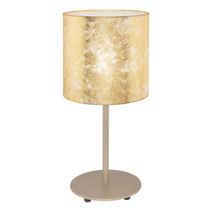 VISERBELLA SOBREMESA ACERO DORADO H400 DM180 E27 1X60W