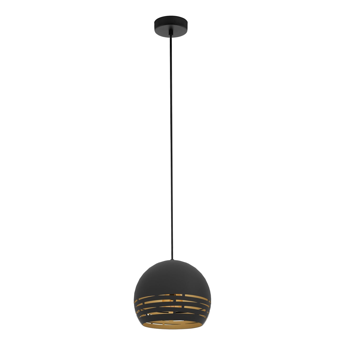 CAMASTRA LAMP COLG ACERO NEGRO DORADO DM225 E27 1X40W