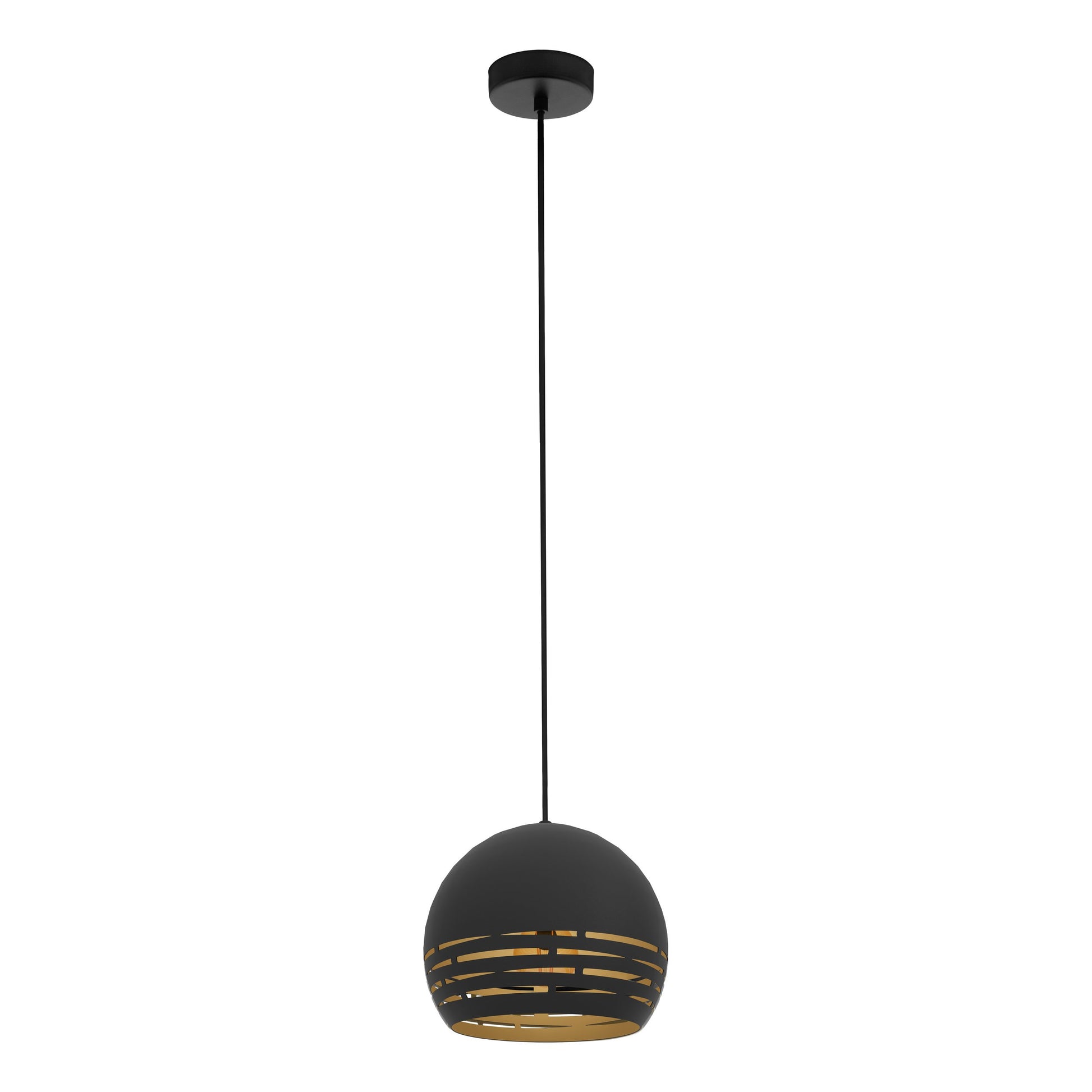 CAMASTRA LAMP COLG ACERO NEGRO DORADO DM225 E27 1X40W