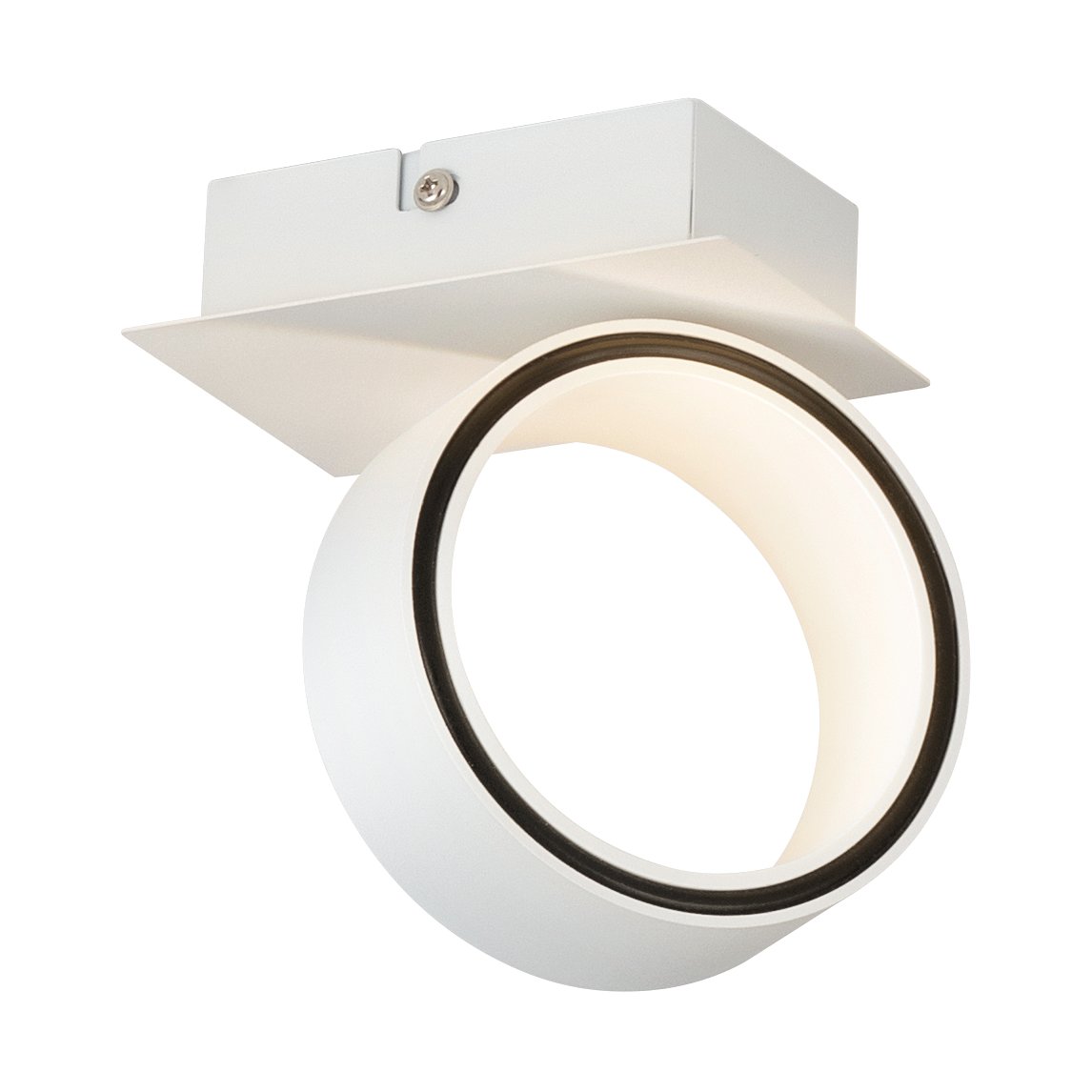 ALBARIZA  FOCO ALUM ACERO BLANCO L80 H135 LC LED 1X5W